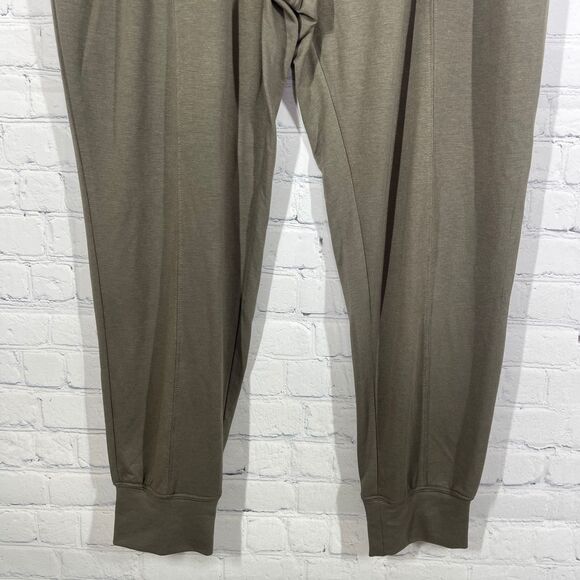 Cable & Gauge Womens Plus 1X Tapared Crop Pants Green Pull On Comfort Stretch - Picture 6 of 12